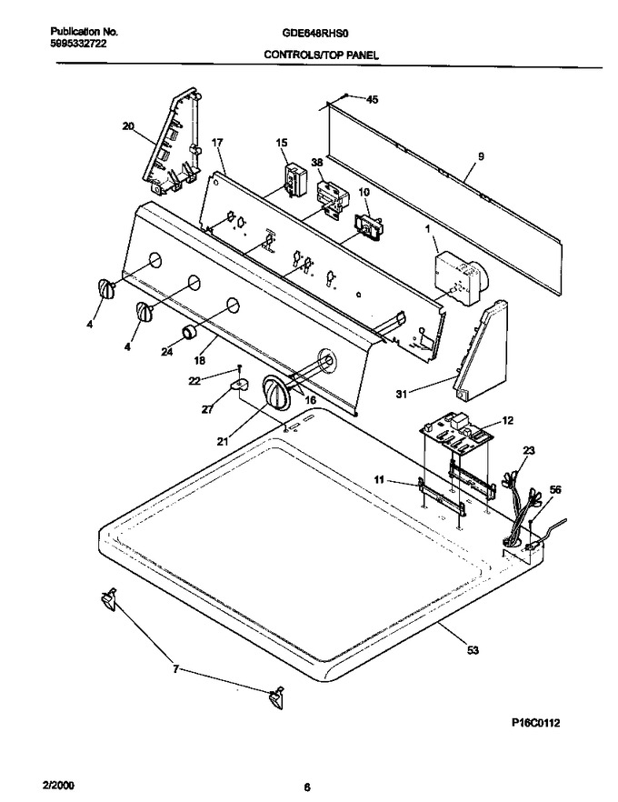 Diagram for GDE648RHS0
