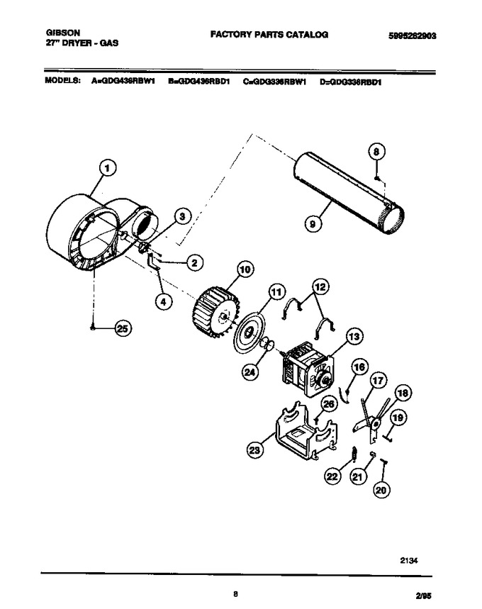 Diagram for GDG336RBW1