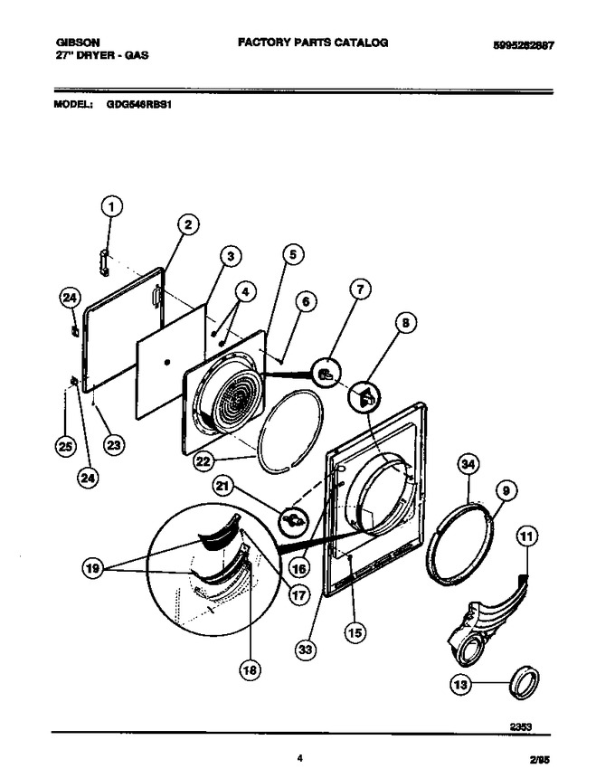 Diagram for GDG546RBS1