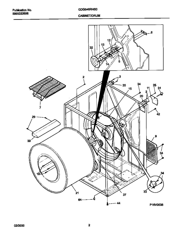 Diagram for GDG546RHS0