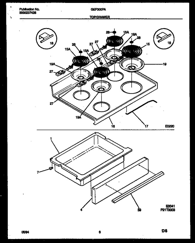 Diagram for GEF300PAWA