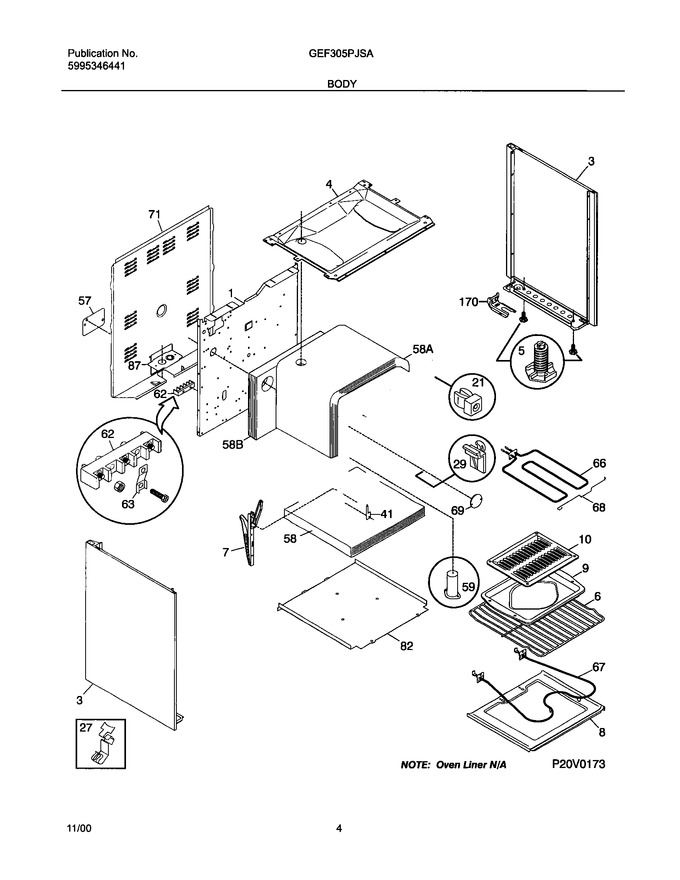Diagram for GEF305PJSA