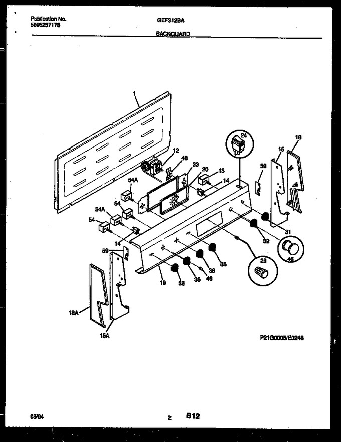 Diagram for GEF312BAWA