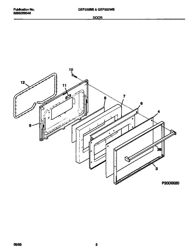 Diagram for GEF322BBWB