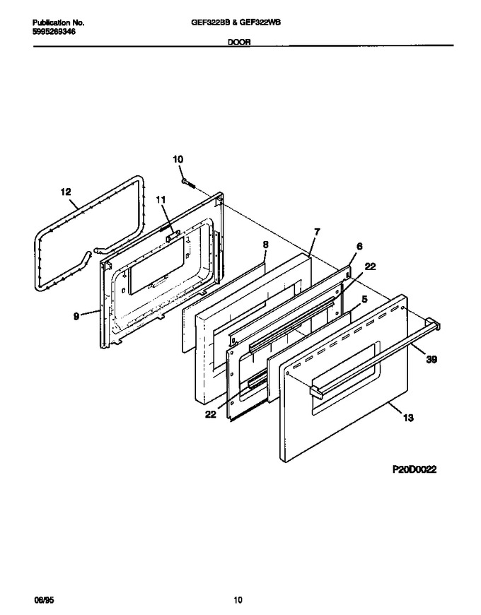 Diagram for GEF322WBDB