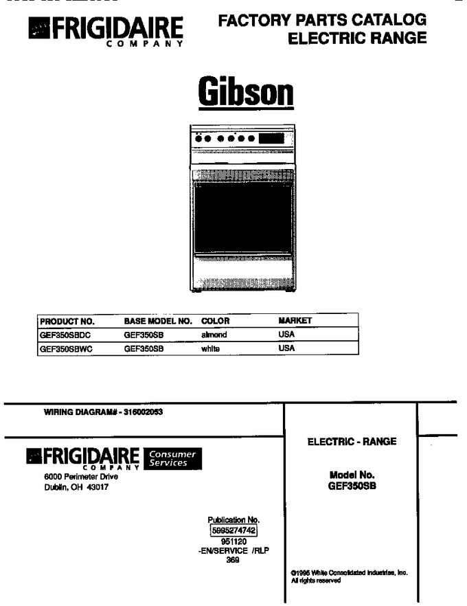 Diagram for GEF350SBDC