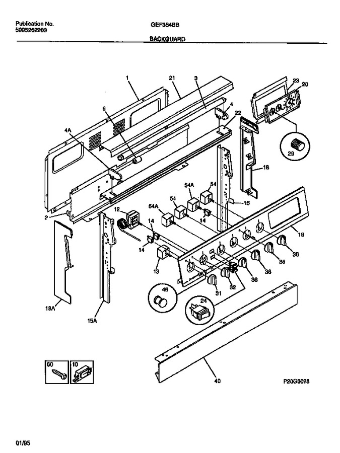 Diagram for GEF354BBDA