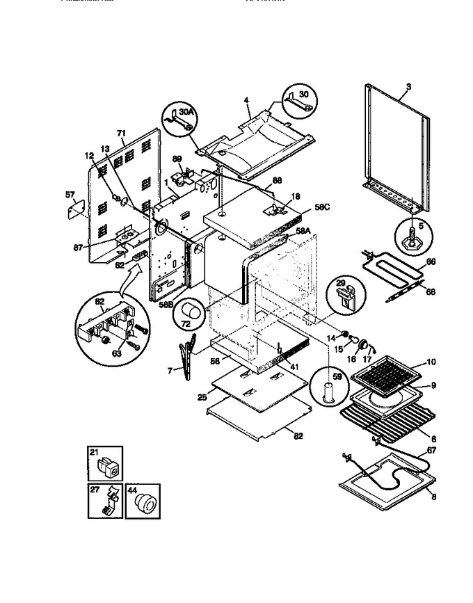 Diagram for GEF354BBWB