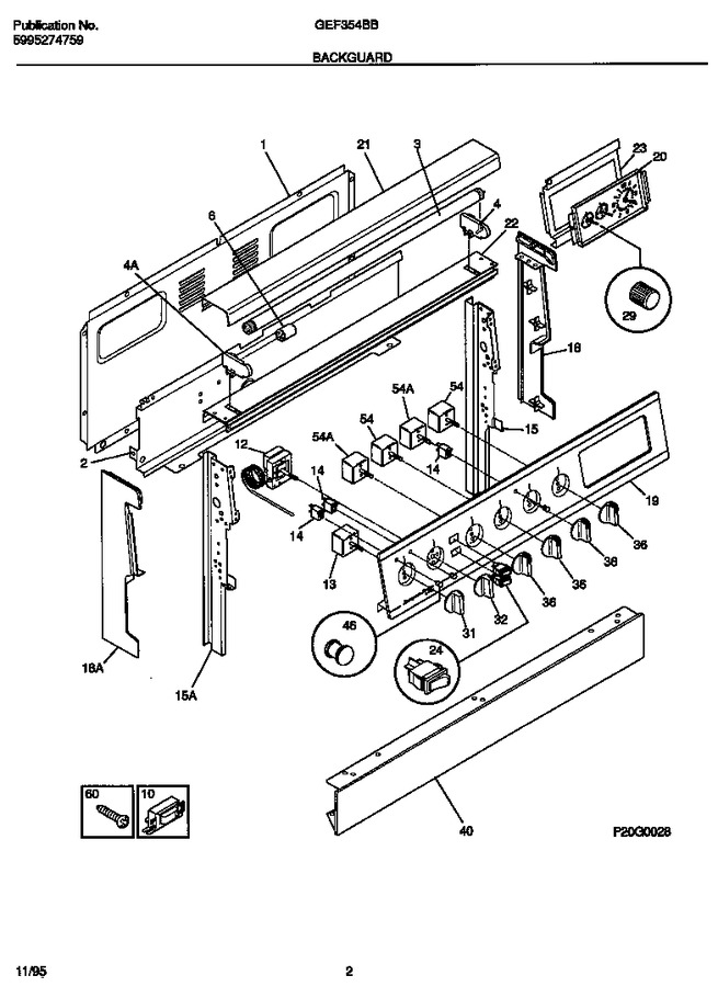 Diagram for GEF354BBDC
