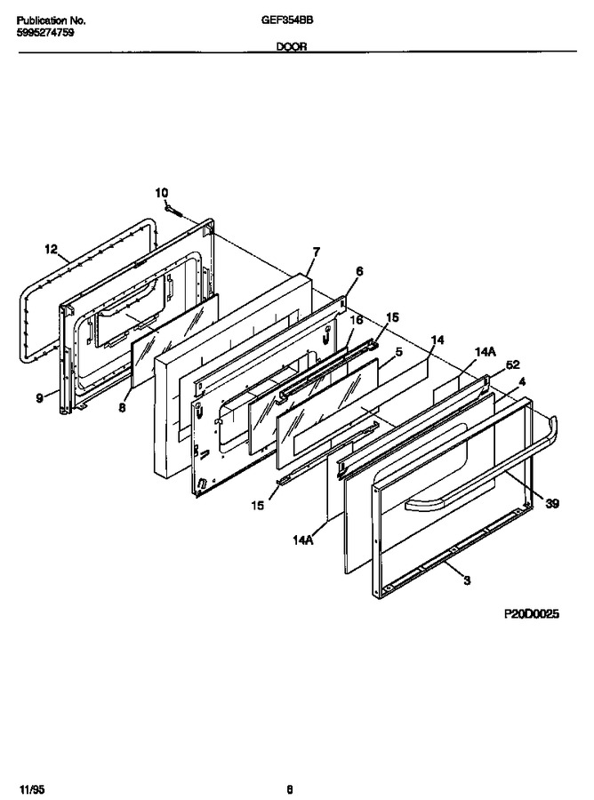 Diagram for GEF354BBDC
