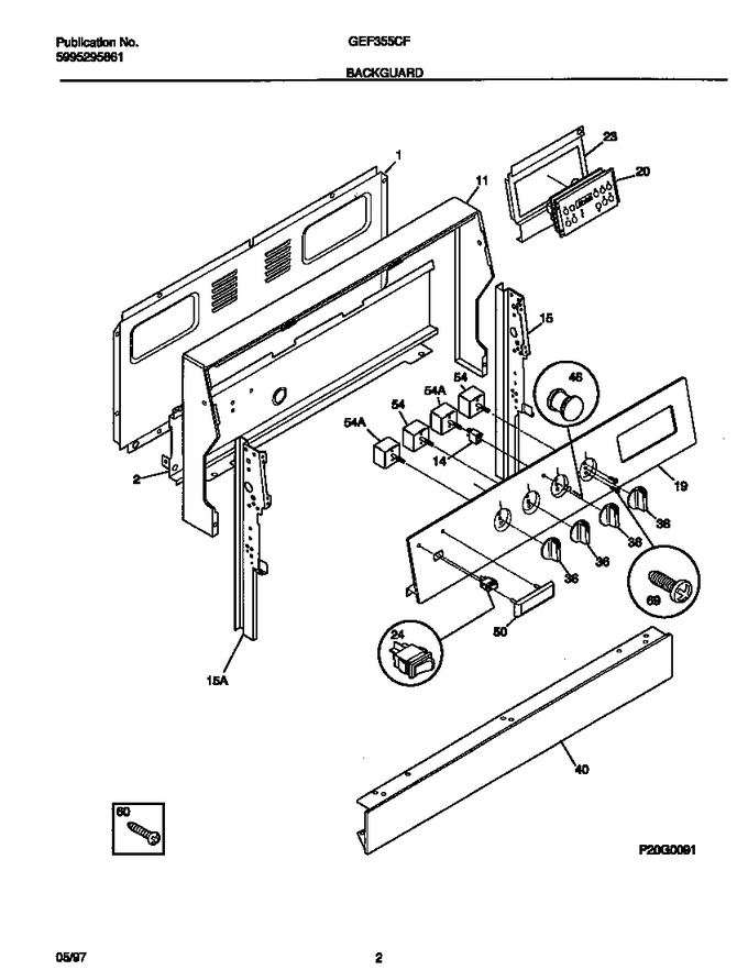 Diagram for GEF355CFSA