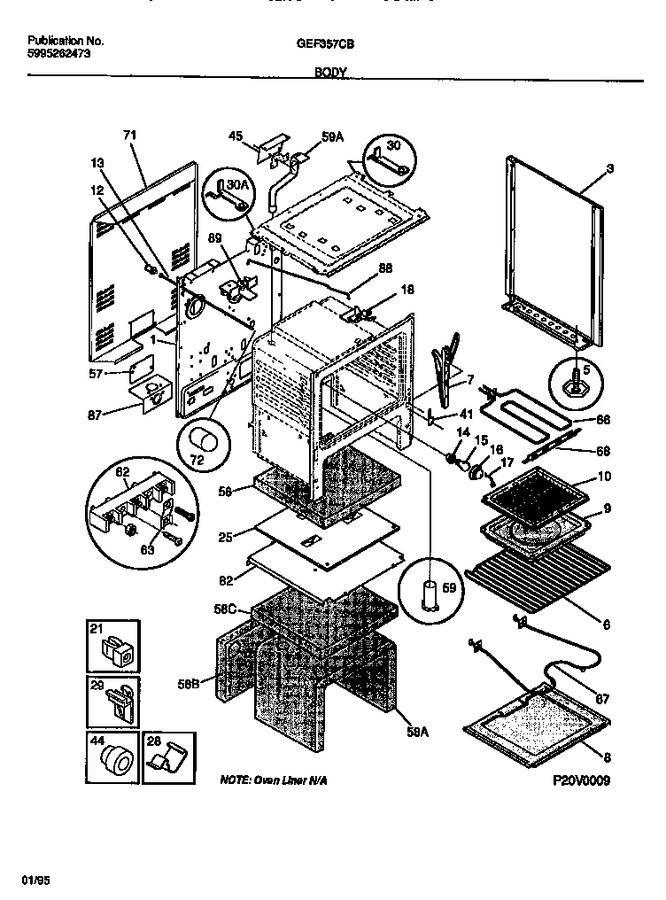Diagram for GEF357CBTA