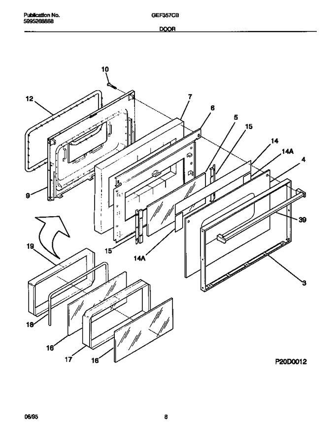 Diagram for GEF357CBSB