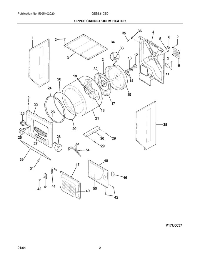 Diagram for GES831CS0
