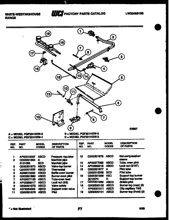 Diagram for GF201HXW3