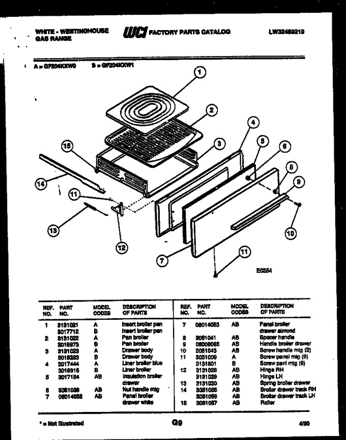 Diagram for GF204KXW1