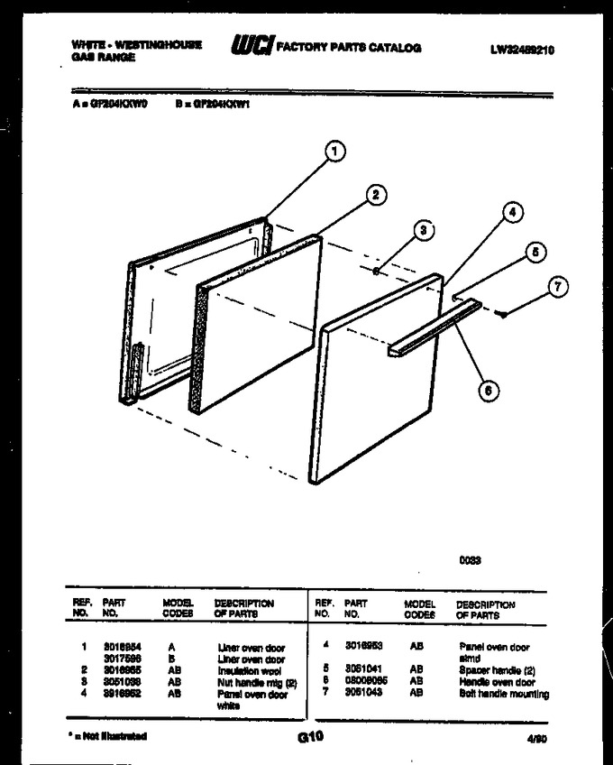 Diagram for GF204KXW1