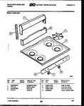 Diagram for 02 - Backguard And Cooktop Parts