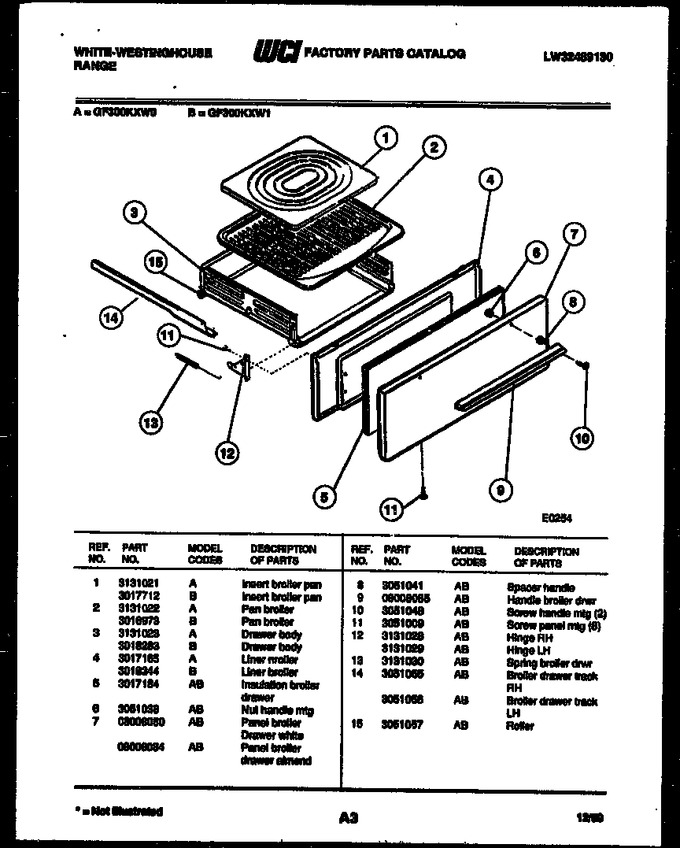 Diagram for GF300KXW1