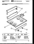 Diagram for 02 - Backguard And Cooktop Parts
