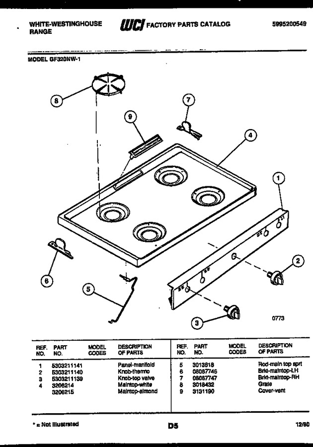Diagram for GF320ND1