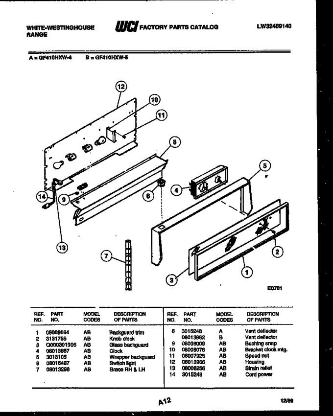 Diagram for GF410HXD5