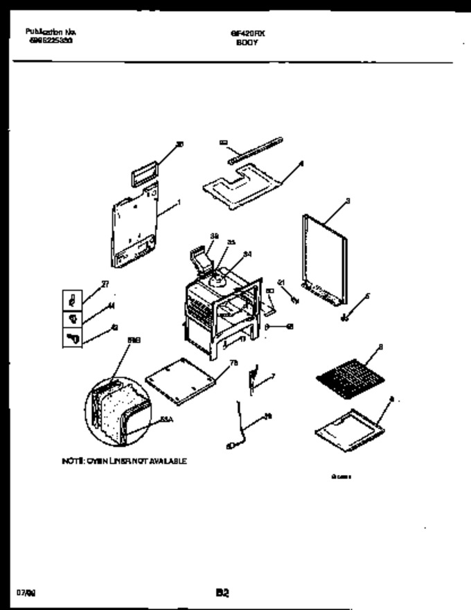 Diagram for GF420RXW1
