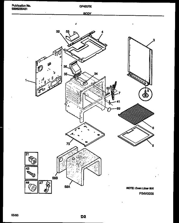Diagram for GF420RXW2