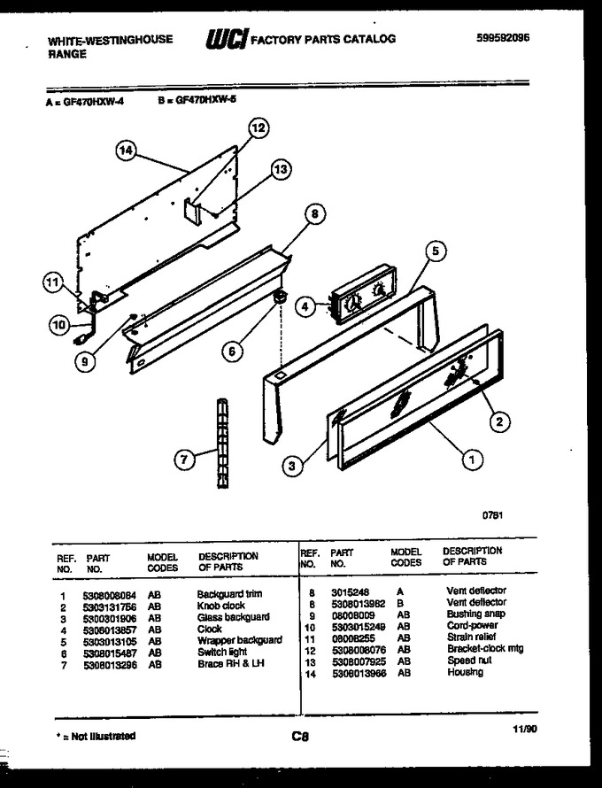 Diagram for GF470HXW5