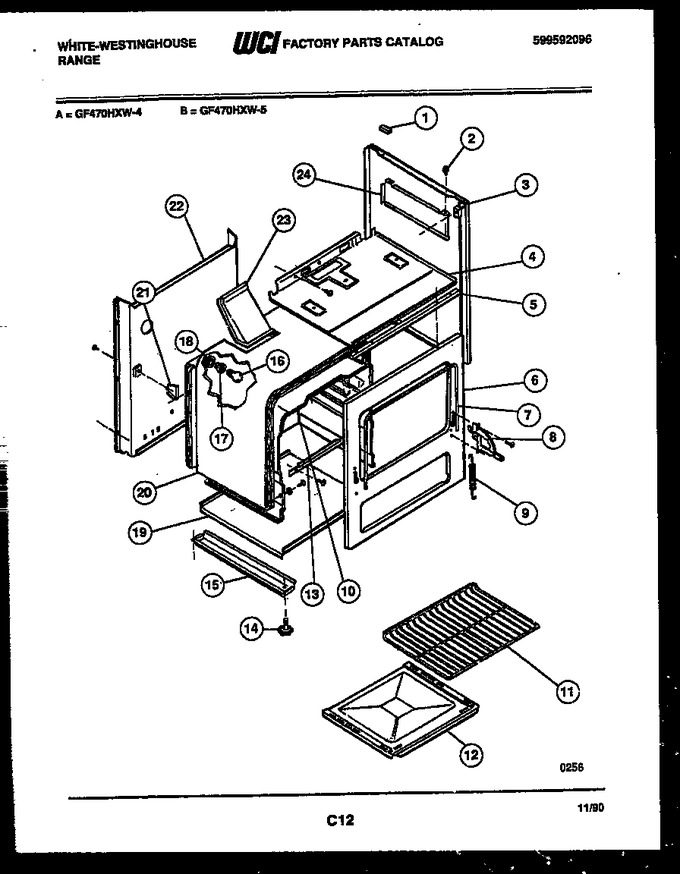 Diagram for GF470HXW5