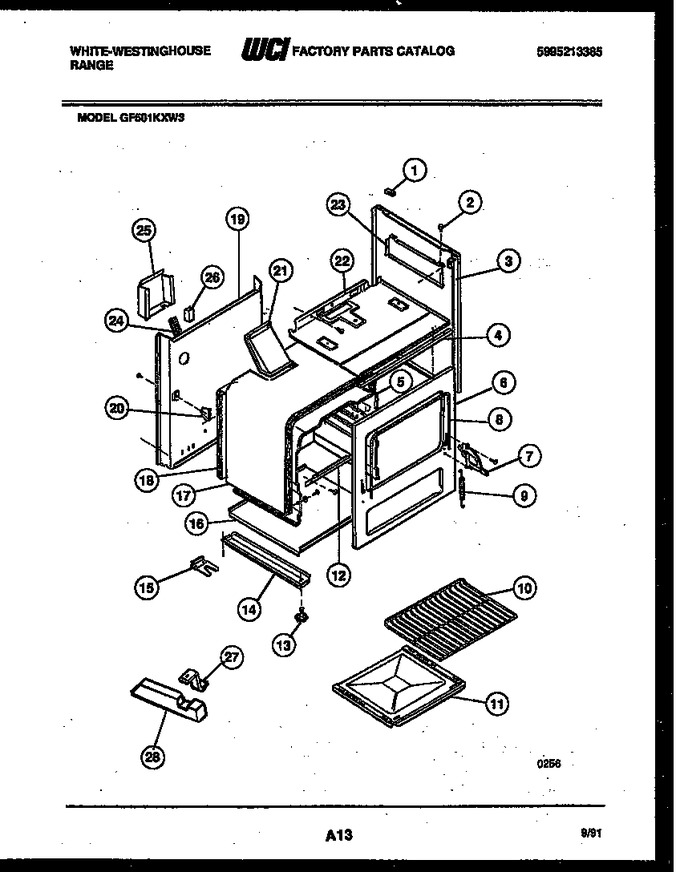 Diagram for GF501KXW3