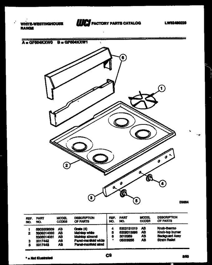 Diagram for GF504KXW0