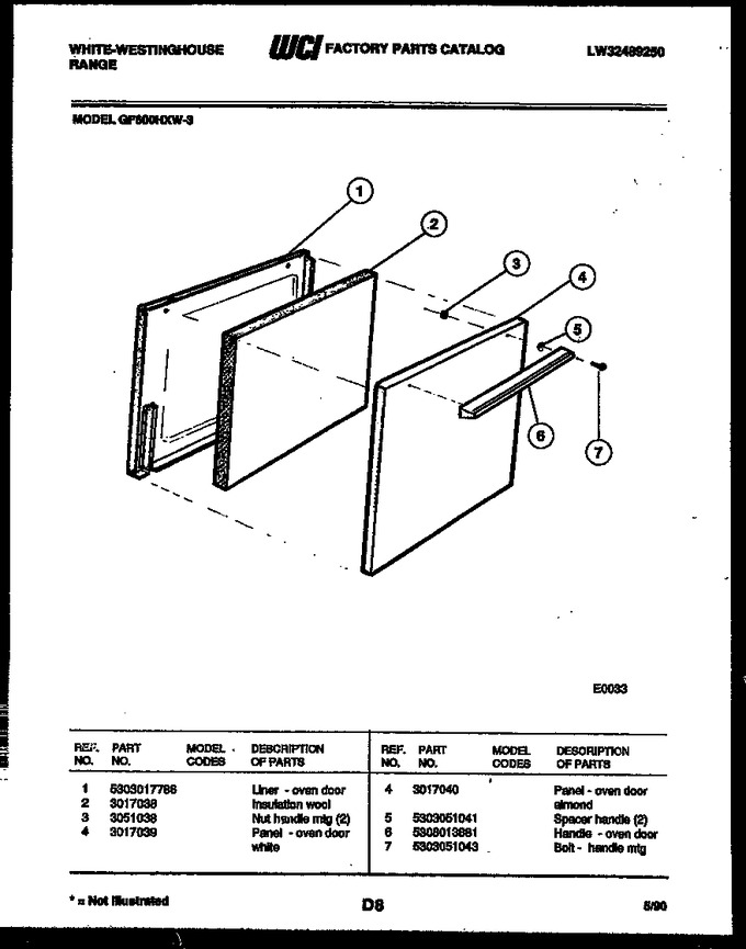 Diagram for GF600HXW3