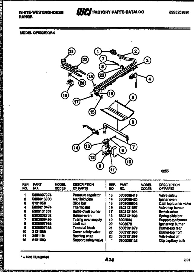 Diagram for GF600HXD4