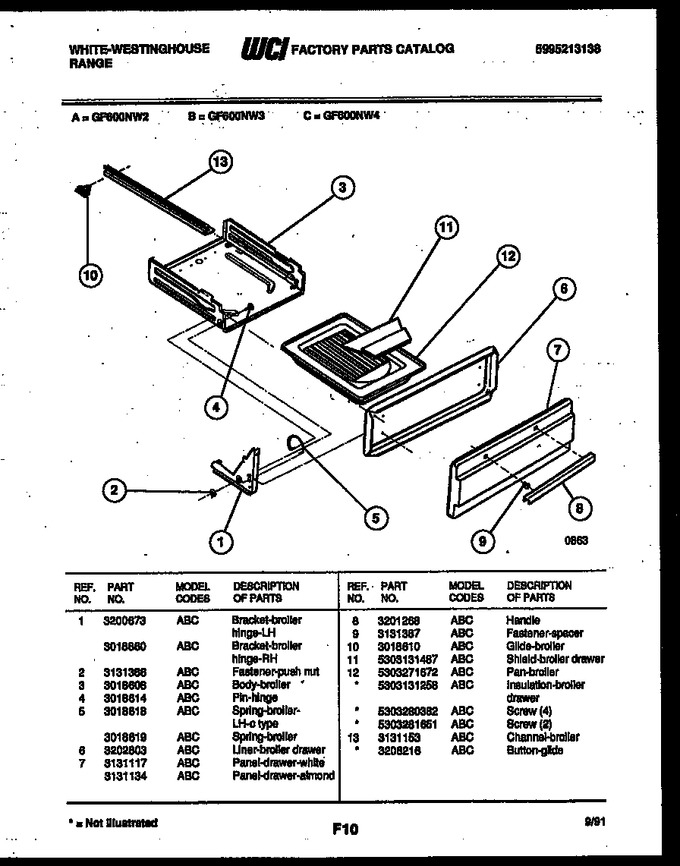 Diagram for GF600NW2