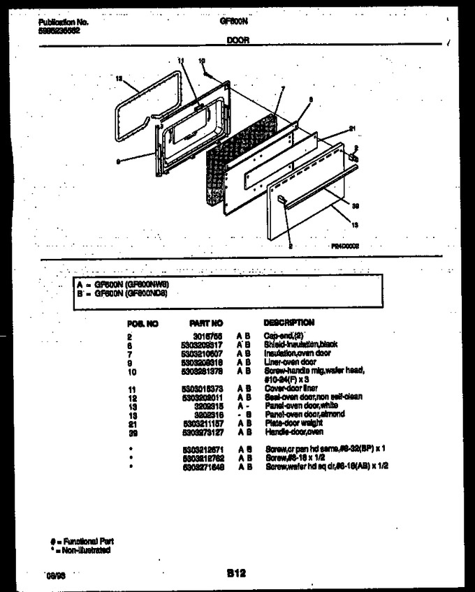 Diagram for GF600ND8