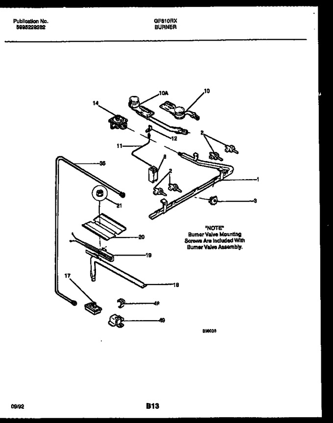 Diagram for GF610RXD1