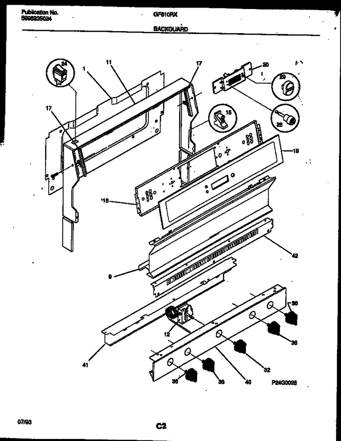 Diagram for GF610RXW3
