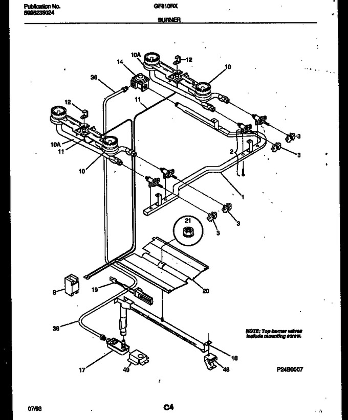Diagram for GF610RXW3