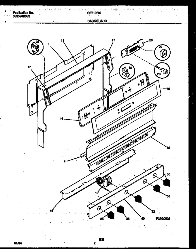Diagram for GF610RXW4