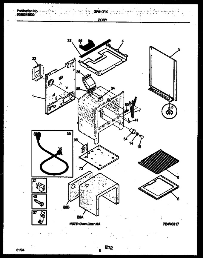 Diagram for GF610RXW4