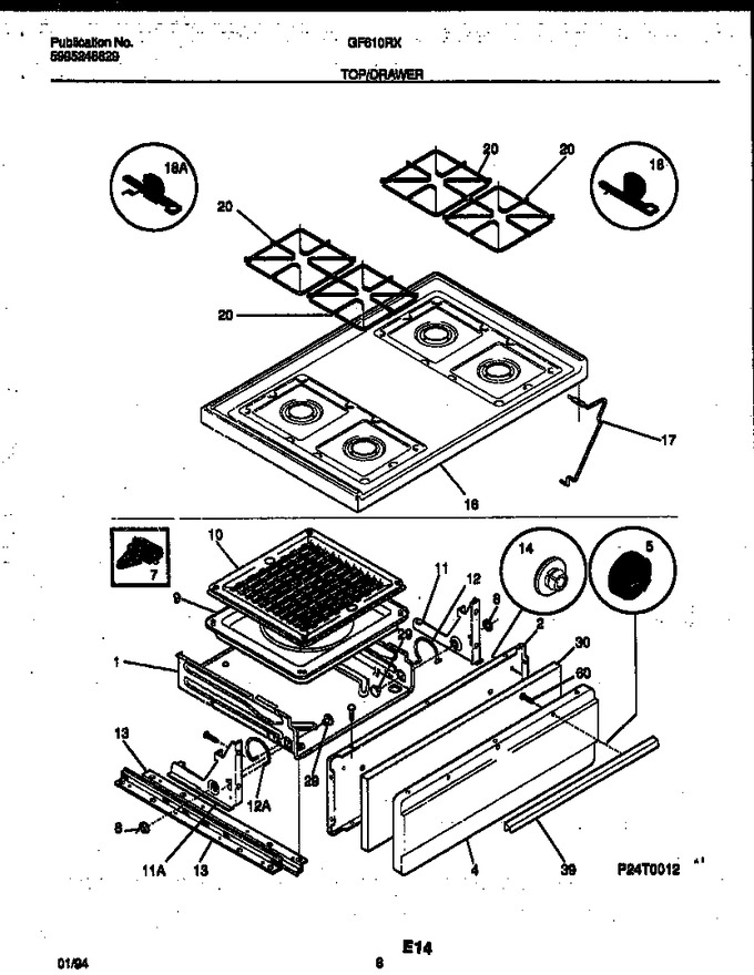 Diagram for GF610RXD4