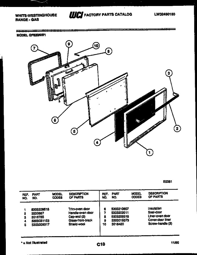 Diagram for GF620NW1