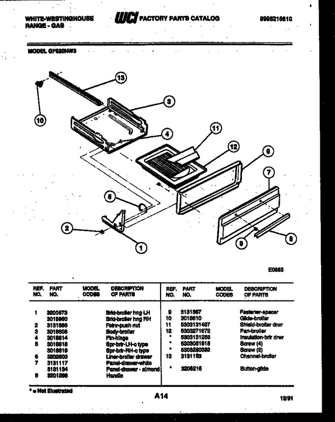 Diagram for GF620NW3
