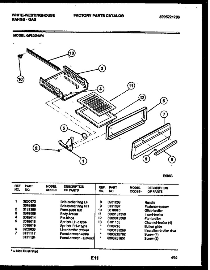 Diagram for GF620NW4