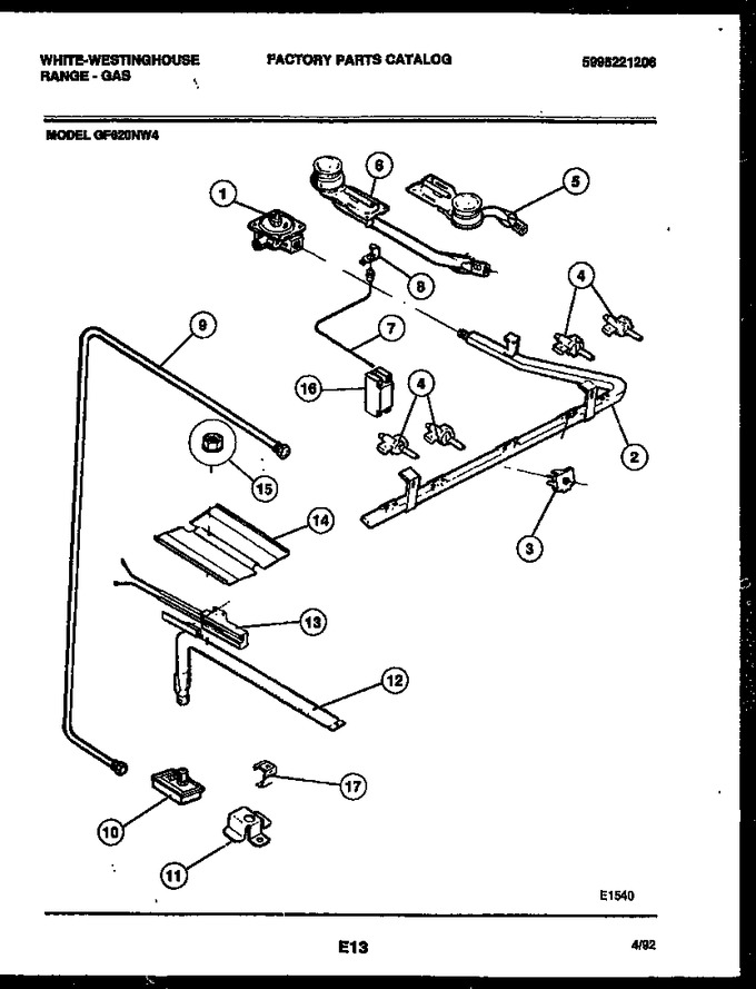 Diagram for GF620NW4