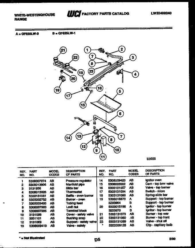 Diagram for GF625LD0