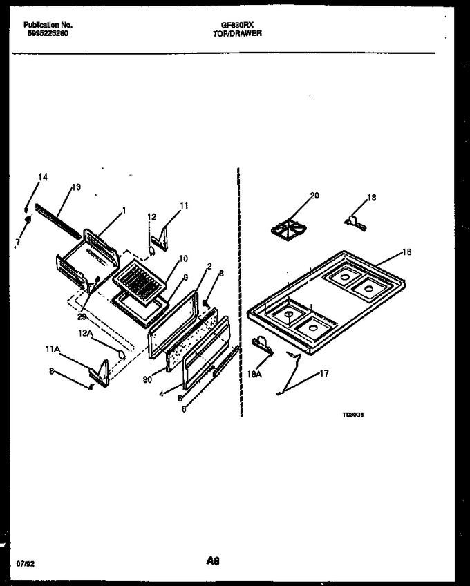 Diagram for GF630RXD1