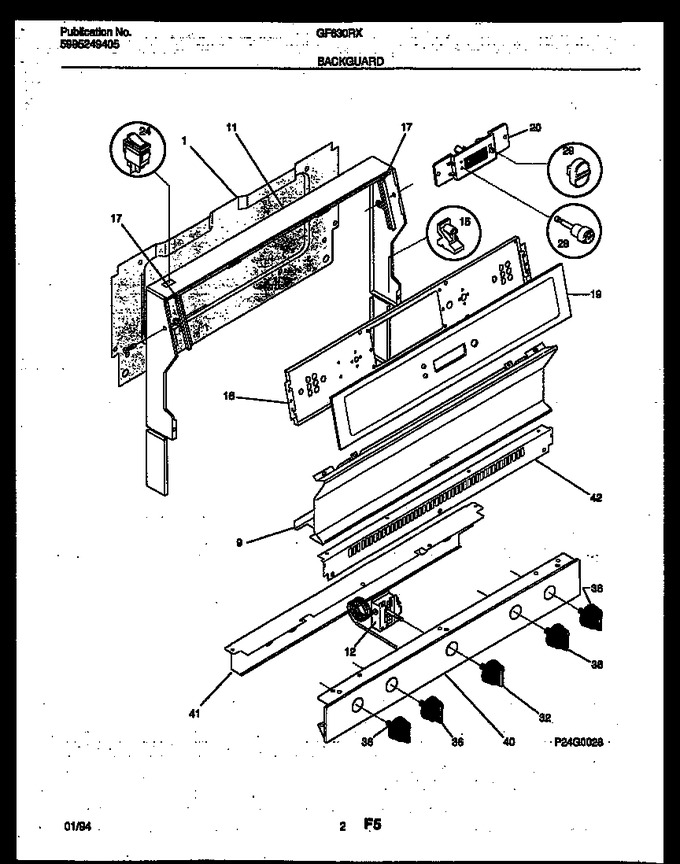 Diagram for GF630RXW4