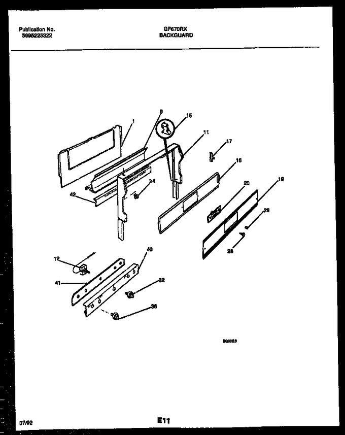 Diagram for GF670RXW1